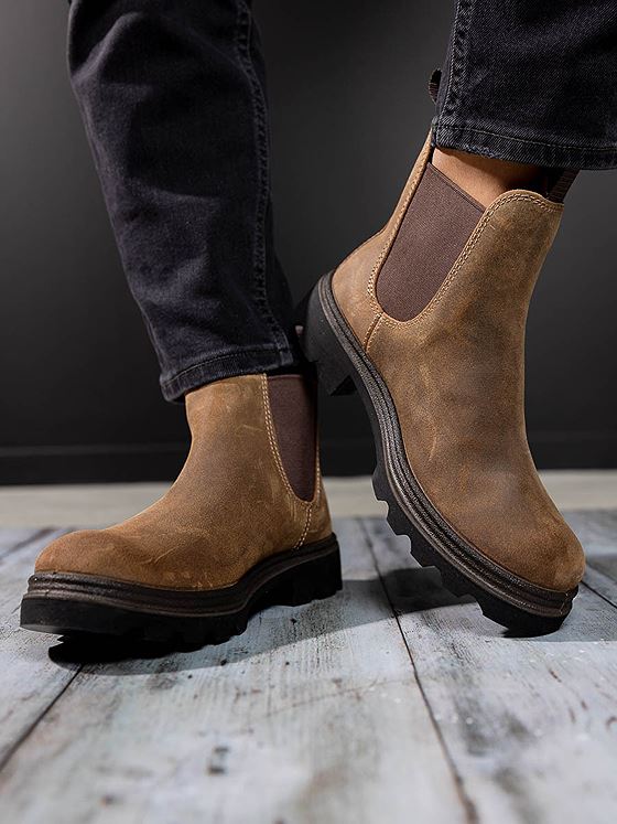 ECCO Grainer Chelsea Boot Brown