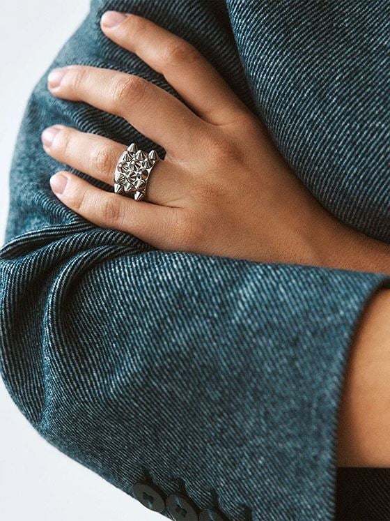 Edblad Peak Ring Steel Steel