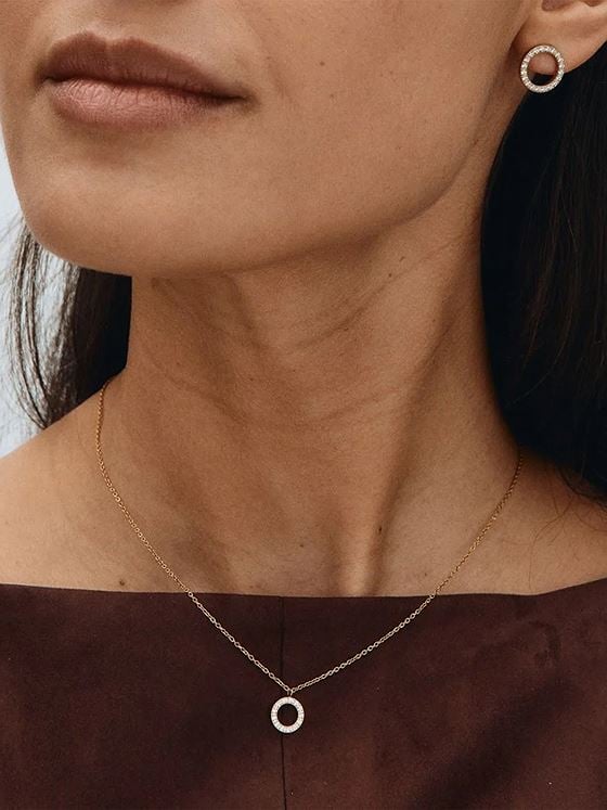 Edblad Glow Necklace Mini Gold Gold