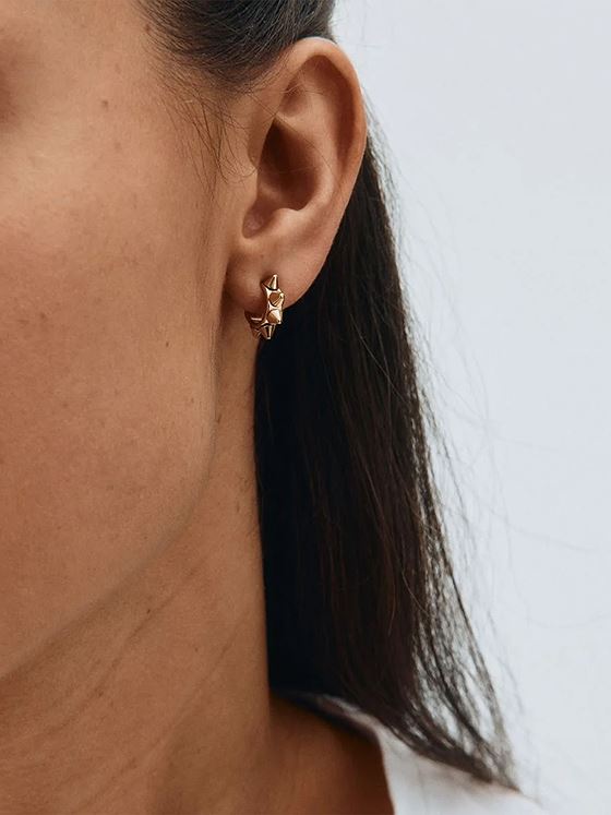 Edblad Peak Creoles Mini Gold Gold