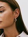 Edblad Chunky Eternal Earrings Gold Gold