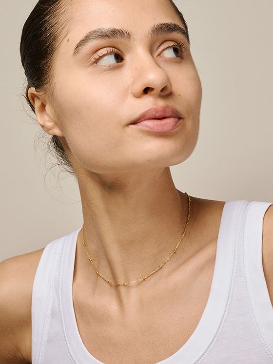 ENAMEL Copenhagen Beaded Chain Necklace Gull