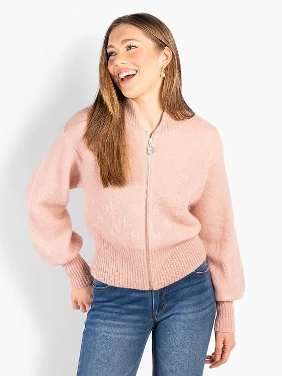Hést Märtha Short Jacket Rose Smoke
