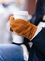 Hestra Sheepskin Mitt Brun