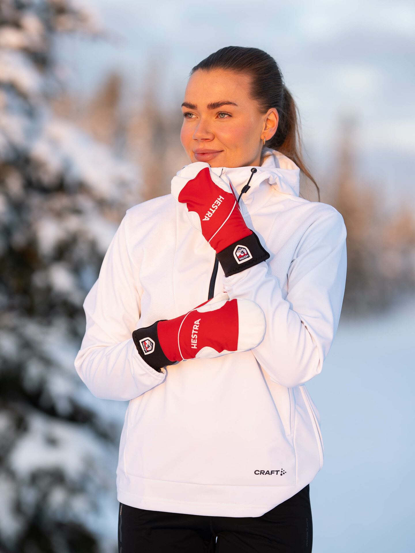 Hestra Comfort Tracker Mitt Red