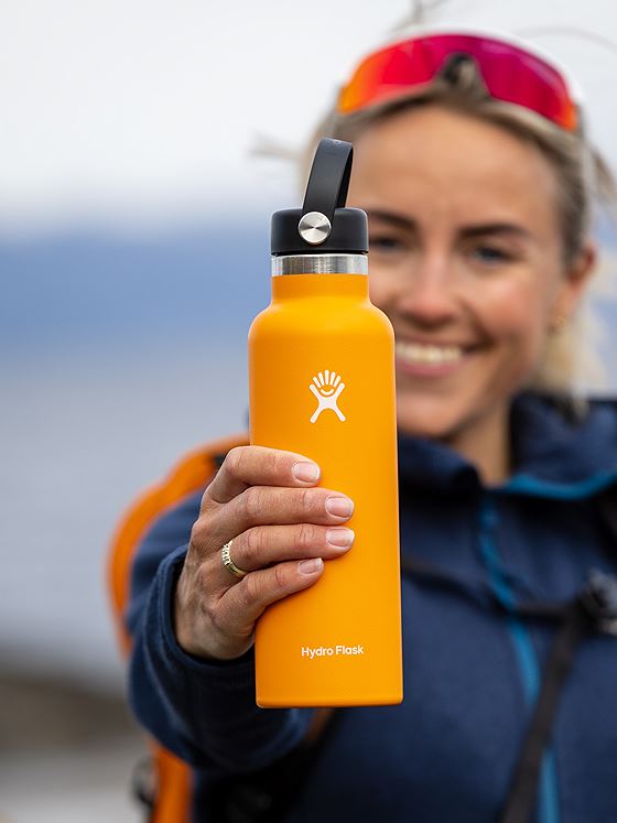 Hydro Flask 21 Oz Standard Mouth w/Flex Cap Clementine