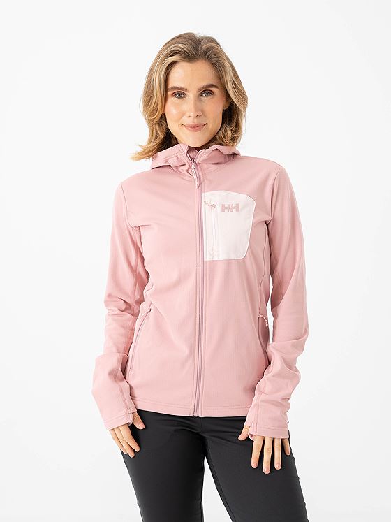 Helly Hansen W Versalite Hooded Jacket Pink Salt