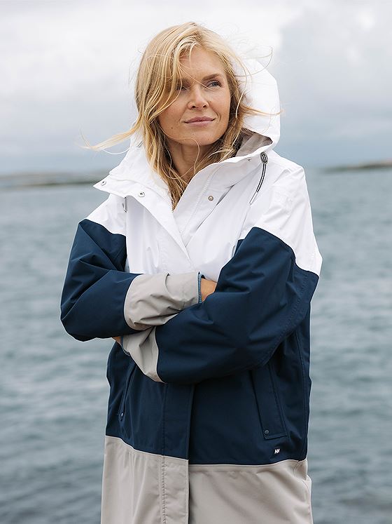 Helly Hansen Koster Rain Coat White