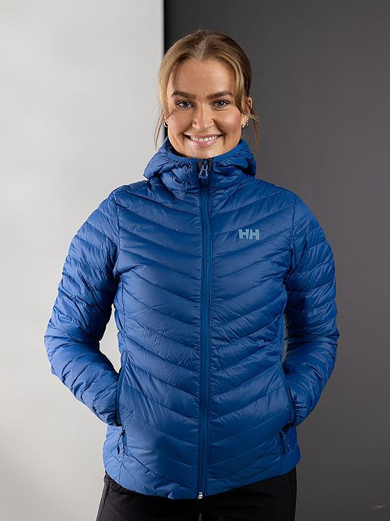 Helly Hansen Verglas Hooded Down Insulator Jacket Blue Fjord