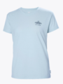 Helly Hansen Skog Recycled Graphic Tee Pinnacle Blue Melange