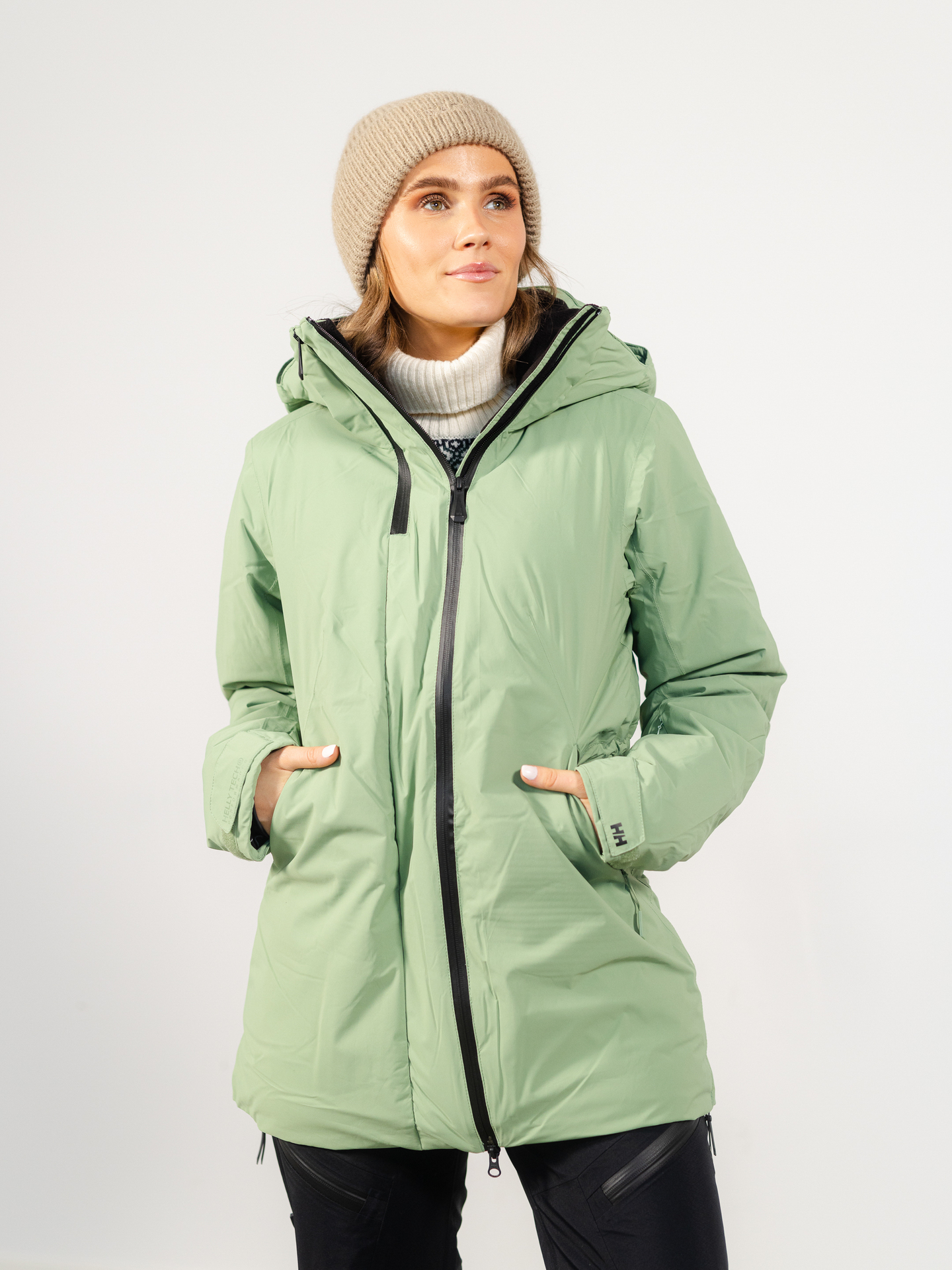 Helly Hansen Jacket Nora Long Insulated Jacket Jade 2.0 Jade 2.0 - View #4