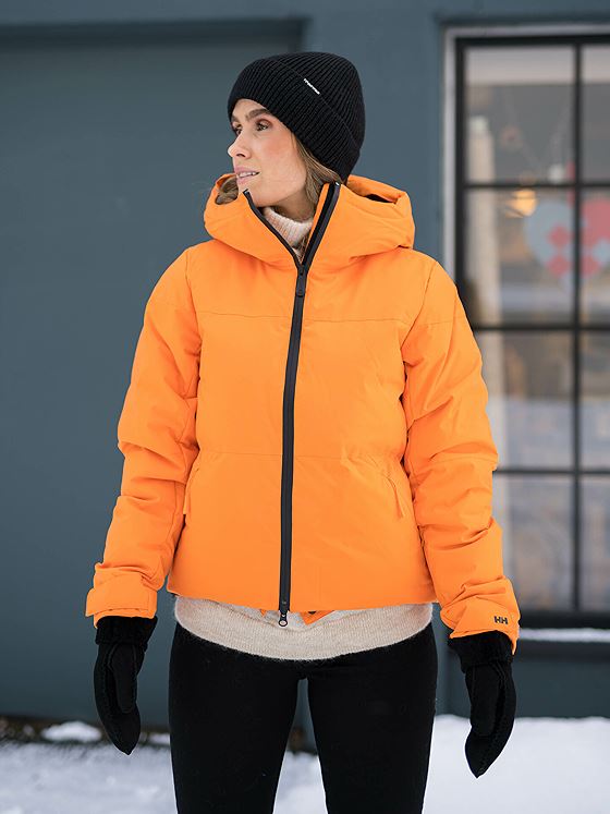 Helly Hansen Nora Short Puffy Jacket Poppy Orange