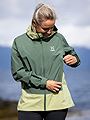 Haglöfs Spate Jacket Woman Thyme Green/Fjell Green