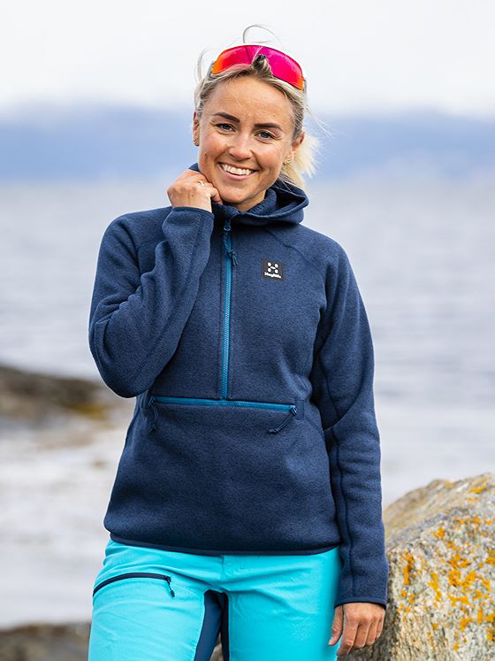 Haglöfs Risberg 1/2 Zip Woman Tarn Blue