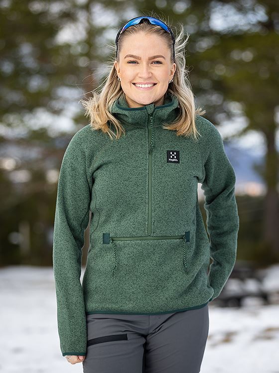 Haglöfs Risberg 1/2 Zip Woman Fjell Green