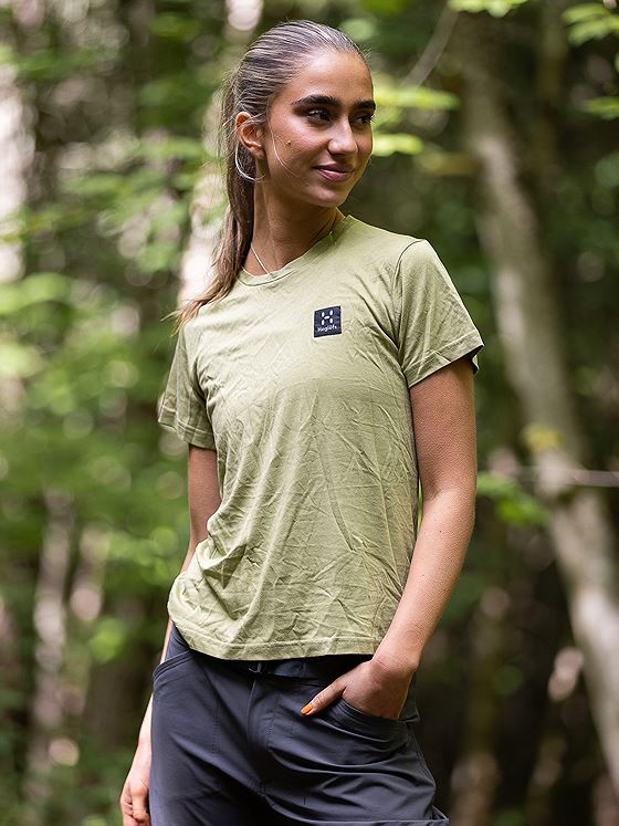 Haglöfs Lyocell tee Thyme Green