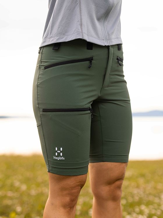 Haglöfs Mid Slim Shorts Fjell green/True black