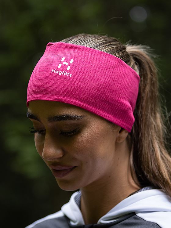 Haglöfs Mirre Headband Ultra Pink