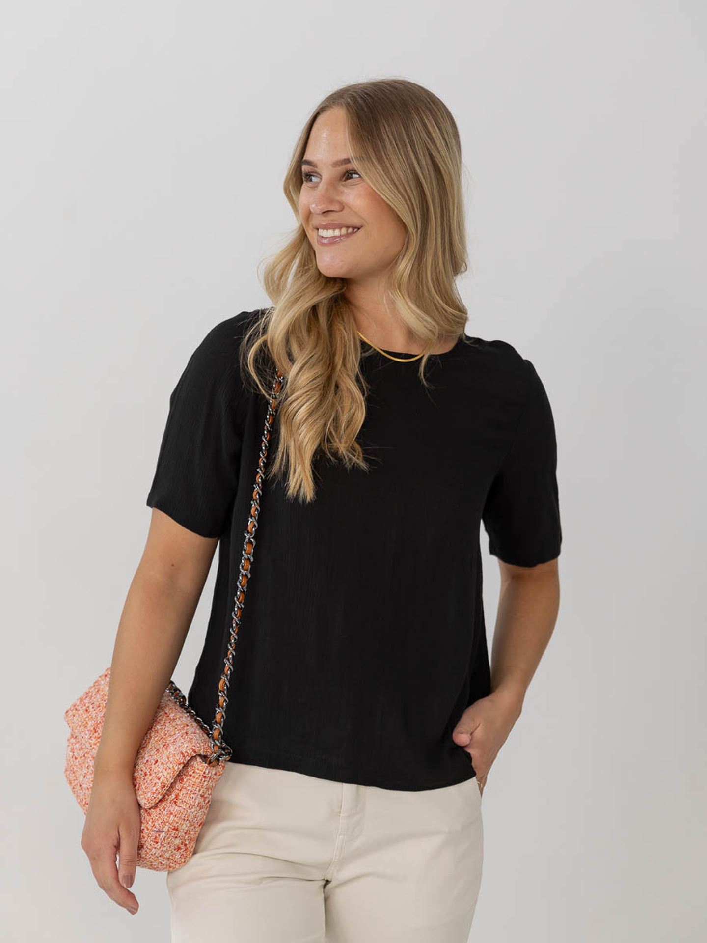 Ichi Marrakech Short Sleeve 11 Black