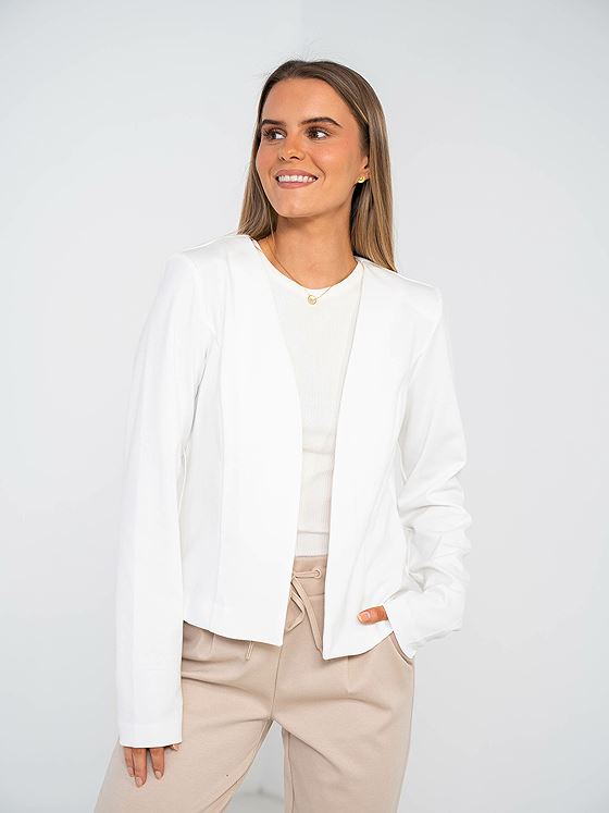 Ichi Kate Short Blazer Cloud Dancer