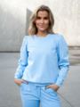Ichi x GI Exclusive Kate Sweater Placid blue