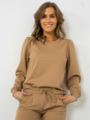 Ichi x GI Exclusive Kate Sweater Tannin - Get Inspired Exclusive Collection
