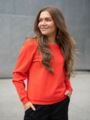 Ichi x GI Exclusive Kate Sweater Poppy Red