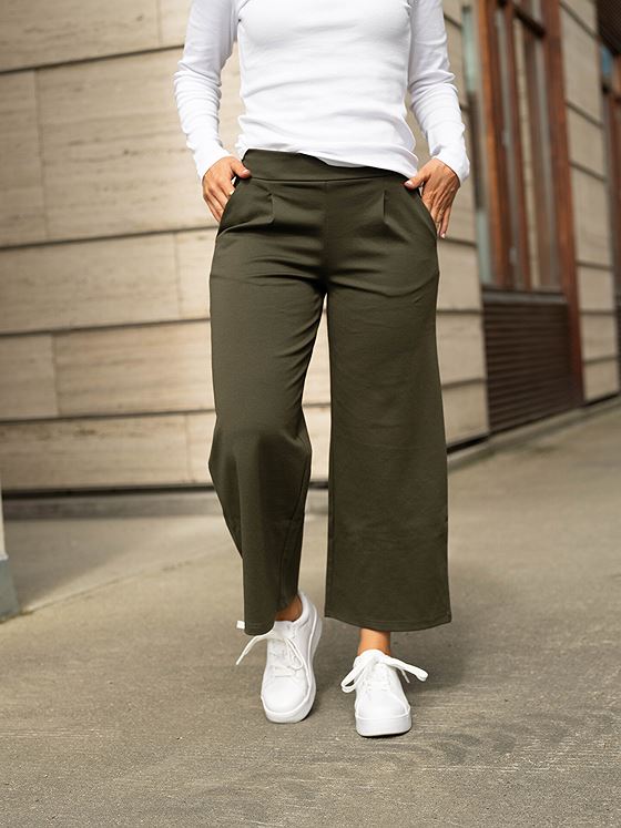 Ichi Kate Wide Pant Forest Night