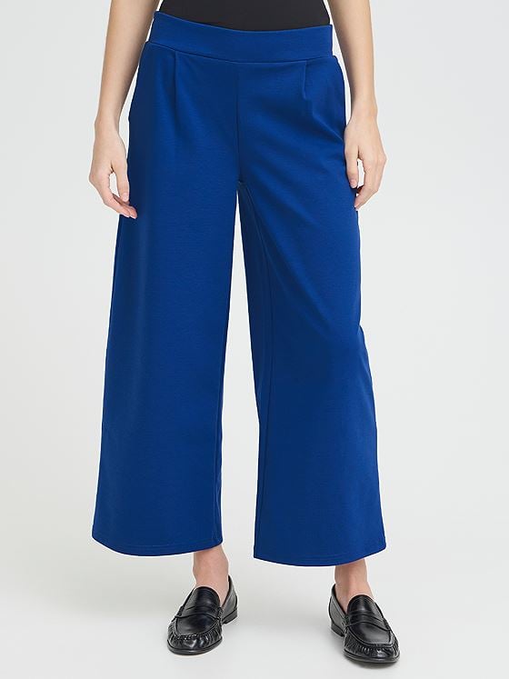 Ichi Kate Wide Pant Sodalite Blue