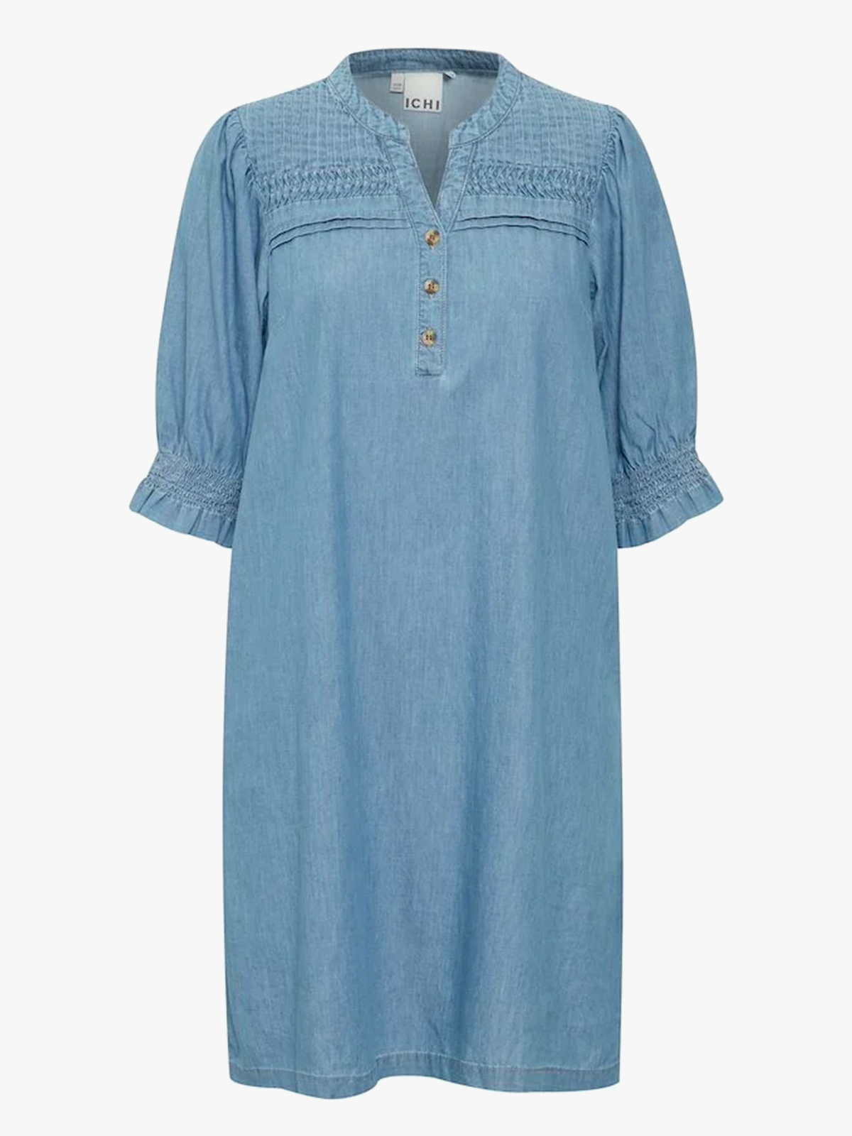 Ichi Ancey Dress - Denim | Getinspired.no