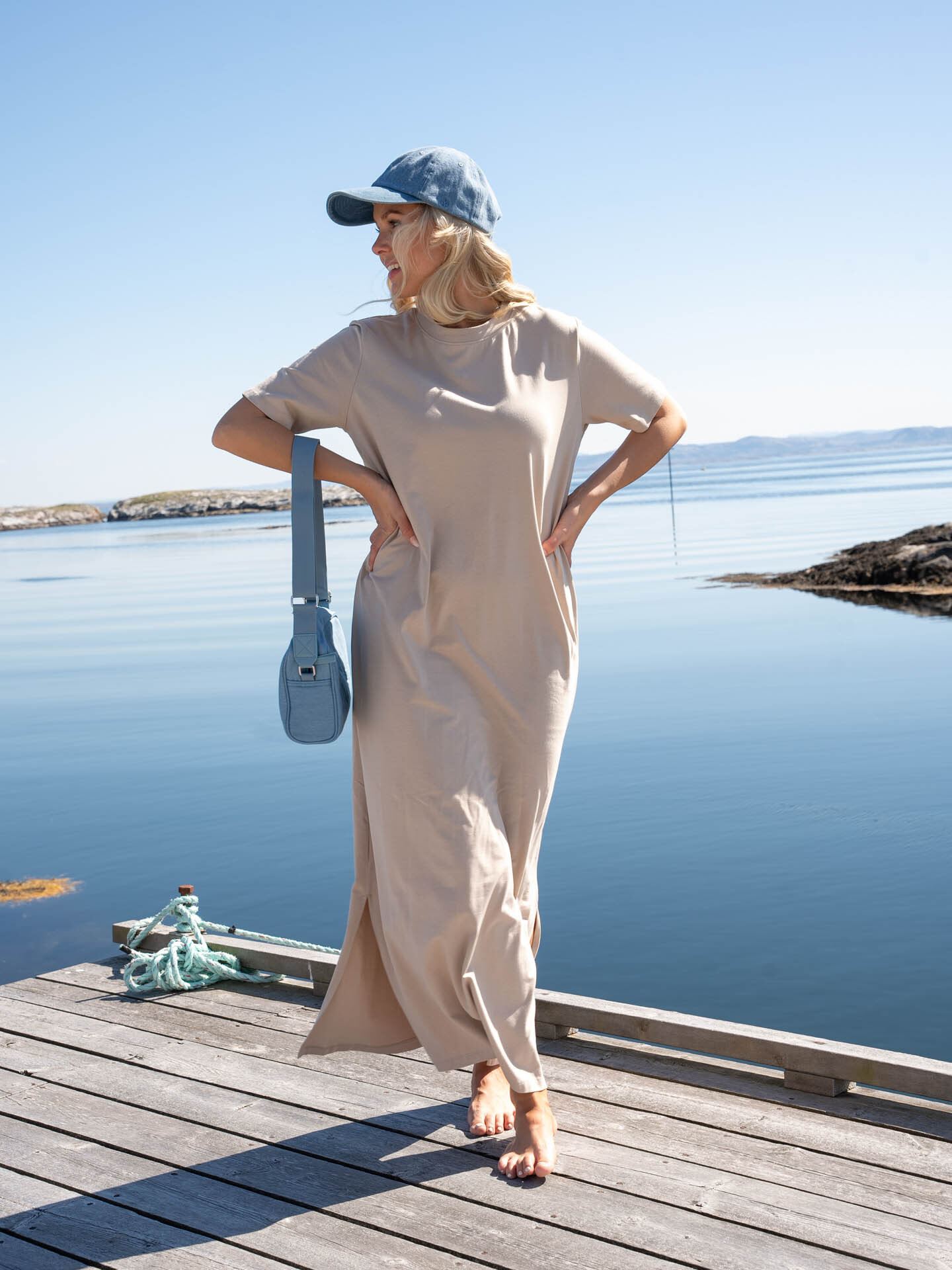 Ichi Neisha Dress Oxford Tan