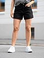 Ichi Aveny Shorts Washed Black