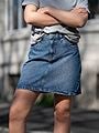 Ichi Aveny Skirt Denim
