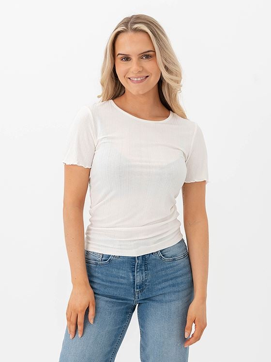 Ichi Cella Short Sleeve Cloud Dancer