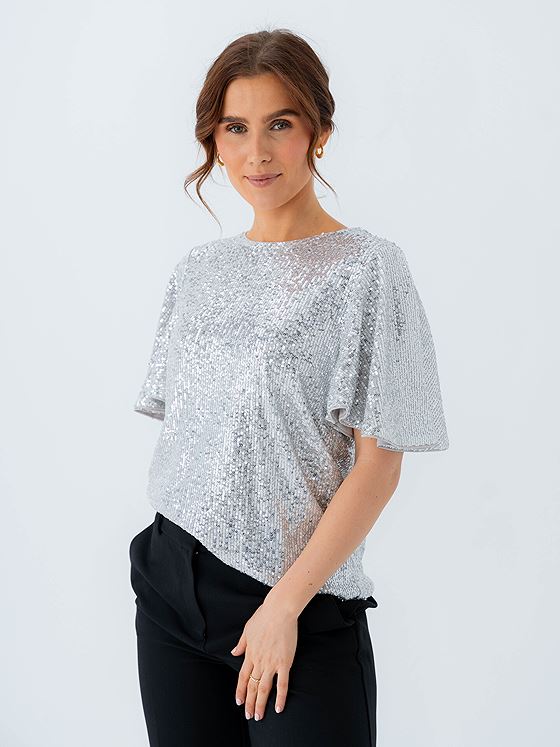 InWear Barbara Boxy Top Silver