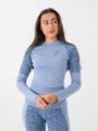 Johaug Win Wool Long Sleeve Blå