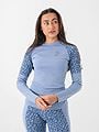 Johaug Win Wool Long Sleeve Blå
