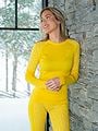 Johaug Win Wool Long Sleeve Maize