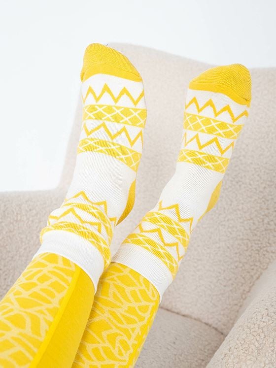 Johaug 2-pk Wool Socks Maize