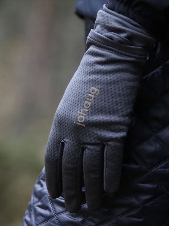 Johaug Adapt Wool Liner Glove Dark Grey