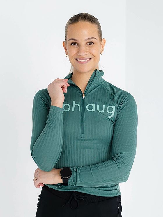 Johaug Rib Tech Half Zip Leaf