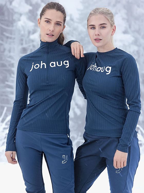 Johaug Rib Tech Half Zip Matte Navy