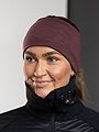 Johaug Elevate Wool Headband Brownish Red