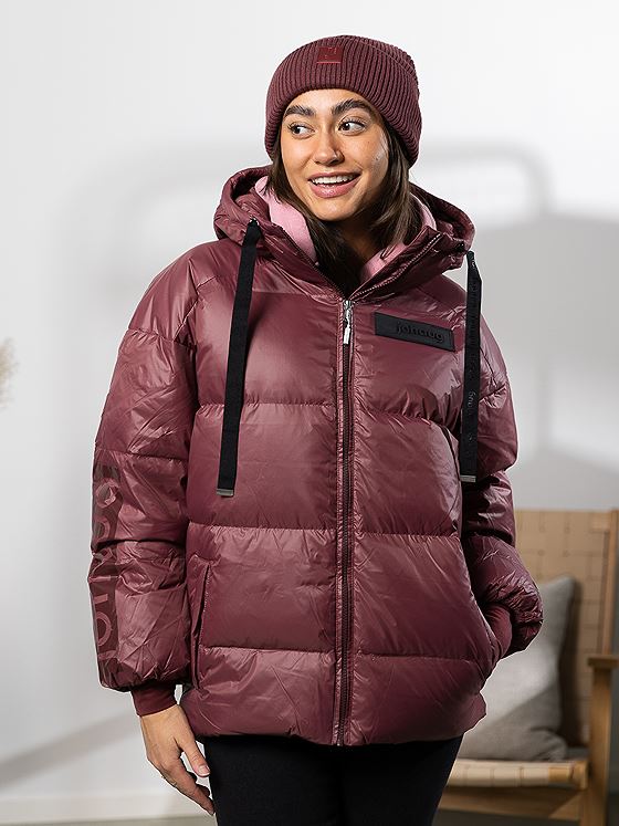 Johaug Lit Down Jacket Brownish Red