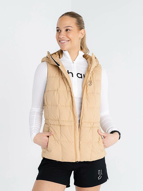 Johaug Adapt Down Vest Tan