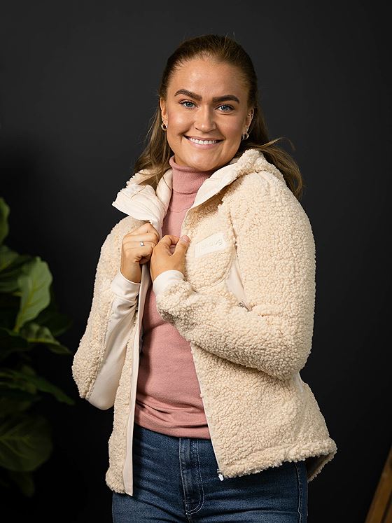 Johaug Sway Pile Jacket Light beige