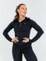 Johaug Bonnet Half Zip Hood True Black