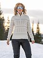 Johaug Dalsbygda Woolmix Halfzip Sweater Tofu White