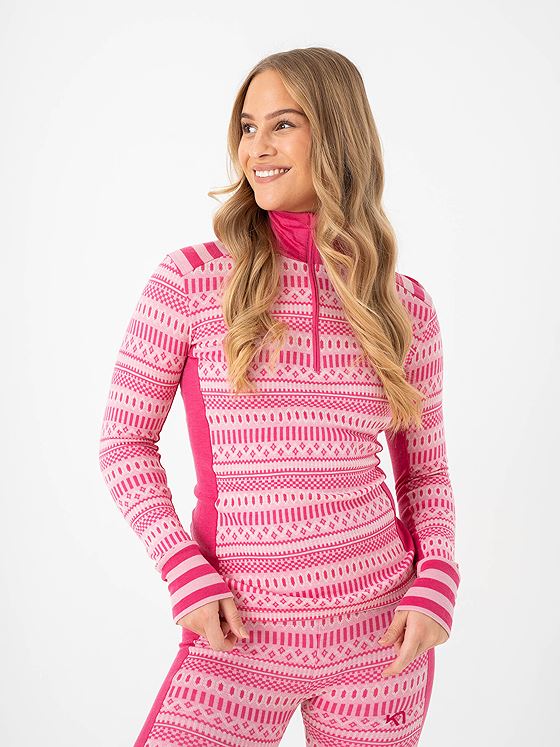 Kari Traa Kari Traa Åkle Half Zip Berry Pink