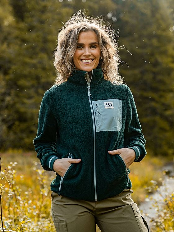 Kari Traa Annie Midlayer Pine - Get Inspired Exclusive Collection